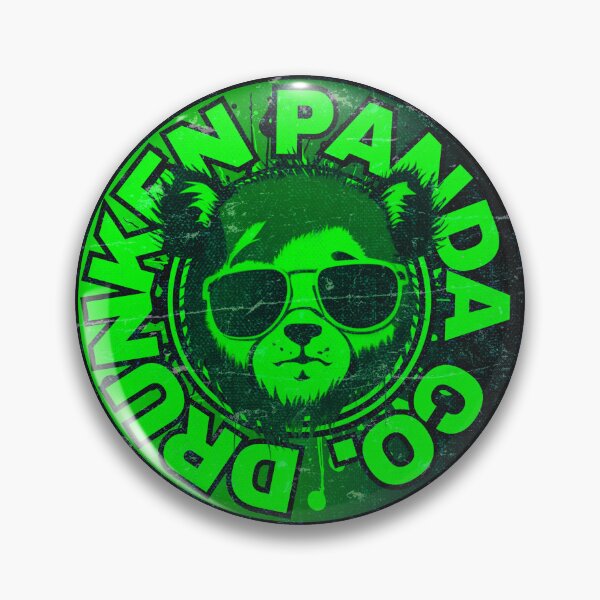 Item preview, Green Drunken Panda Co. designed and sold by pUNKnown.