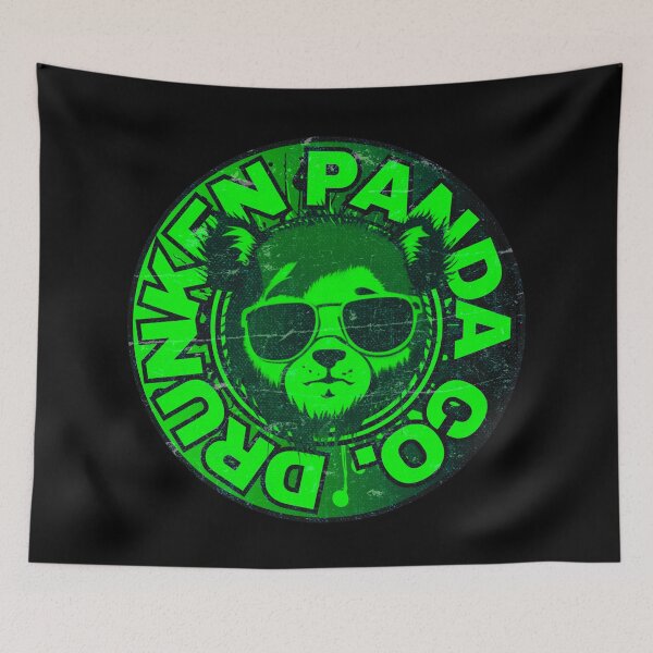 Item preview, Green Drunken Panda Co. designed and sold by pUNKnown.