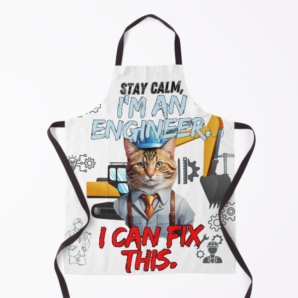 Item preview, calm down, I'm a cat engineer designed and sold by Omarupattern51.