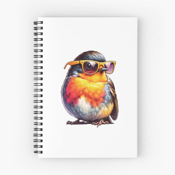 Item preview, American Robin Bird Wearing Sunglasses designed and sold by TheAnimalZ00.