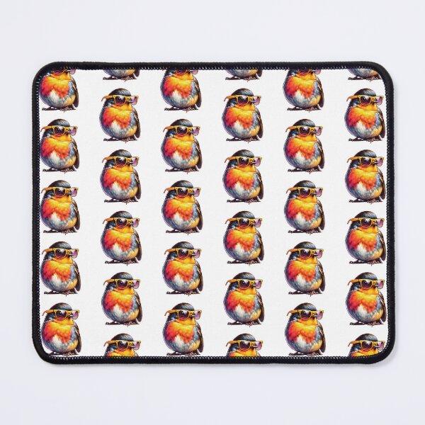 Item preview, American Robin Bird Wearing Sunglasses designed and sold by TheAnimalZ00.