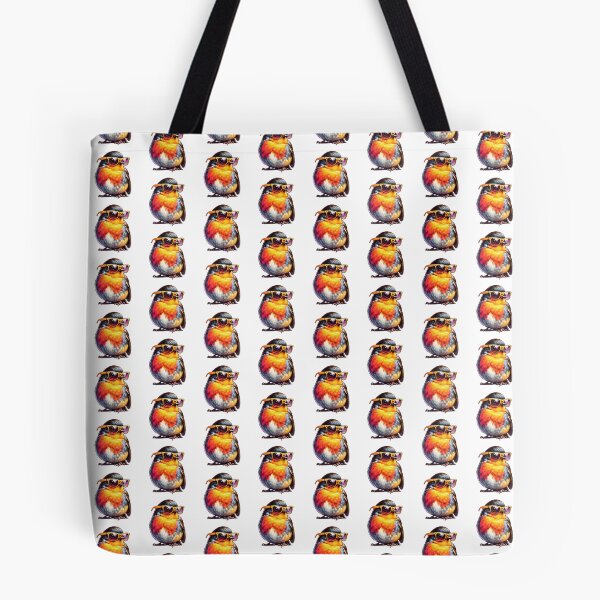 Item preview, American Robin Bird Wearing Sunglasses designed and sold by TheAnimalZ00.