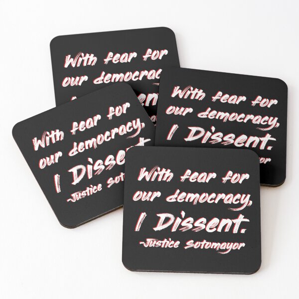 Item preview, With fear for our democracy, I dissent. - Justice Sotomayor designed and sold by Thelittlelord.