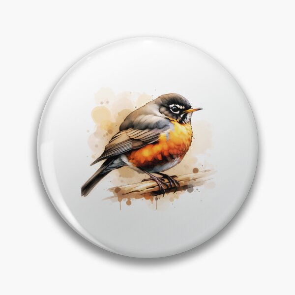 Item preview, Watercolor American Robin  designed and sold by TheAnimalZ00.