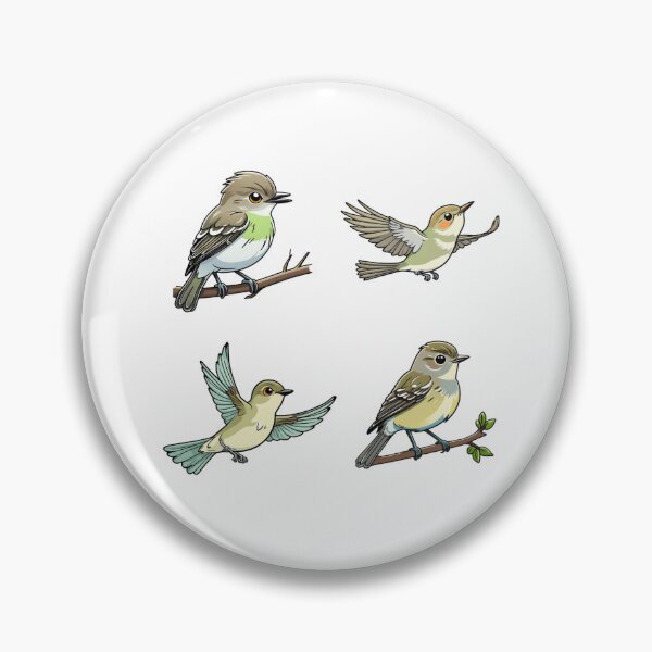 Item preview, Acadian Flycatcher Birds designed and sold by TheAnimalZ00.