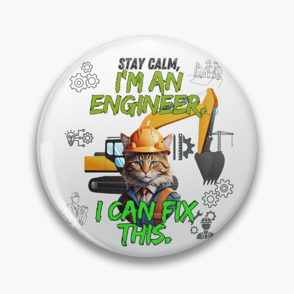Item preview, the legendary engineer cat  designed and sold by Omarupattern51.