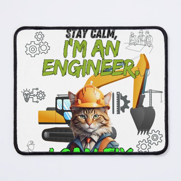 Item preview, the legendary engineer cat  designed and sold by Omarupattern51.