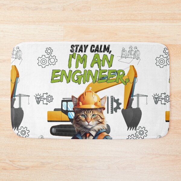 Item preview, the legendary engineer cat  designed and sold by Omarupattern51.