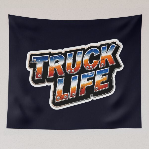 Item preview, Truck Driver Life Trucking Logo designed and sold by TheArtOfPat.
