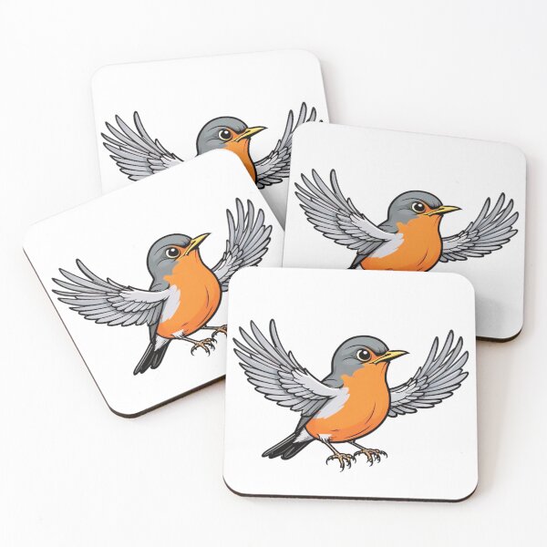 Item preview, American Robin Flying designed and sold by TheAnimalZ00.