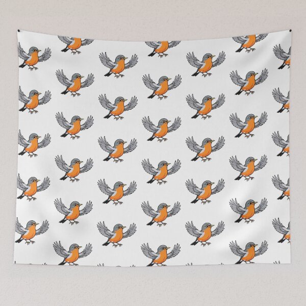 Item preview, American Robin Flying designed and sold by TheAnimalZ00.