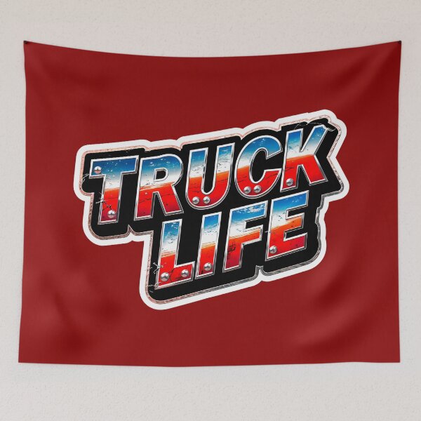 Item preview, Truck Driver Life Trucking Logo designed and sold by TheArtOfPat.