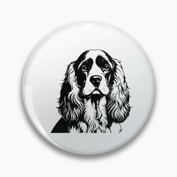 Item preview, American Cocker Spaniel Head Silhouette designed and sold by TheAnimalZ00.