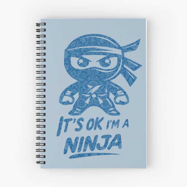 Item preview, It's OK I'm A Ninja Blue Japanese Cartoon designed and sold by NosandEdgy.