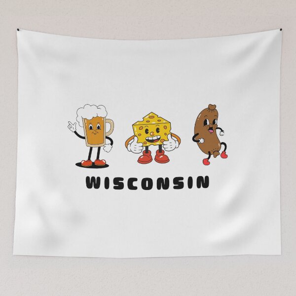 Item preview, BEER, CHEESE, BRATS WISCONSIN designed and sold by annmariek2018.