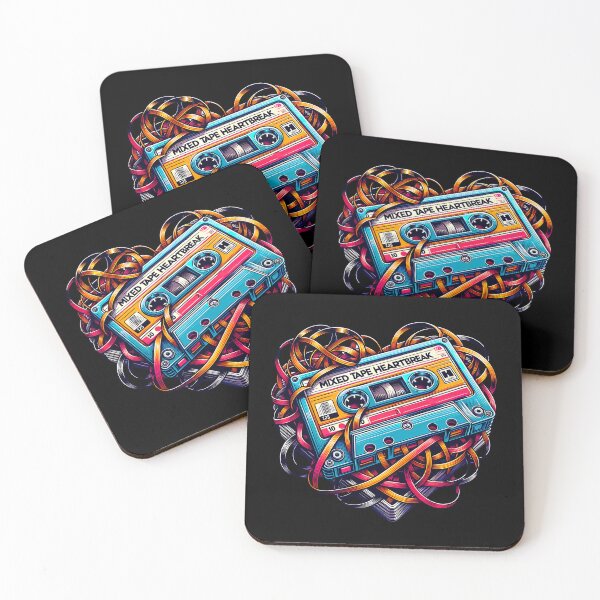 Item preview, 80s Mixed Tape Heartbreak Cassette designed and sold by sparsonboutique.