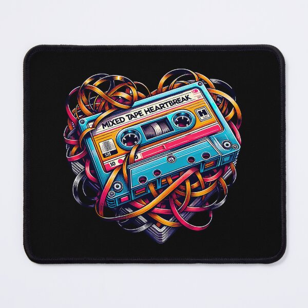 Item preview, 80s Mixed Tape Heartbreak Cassette designed and sold by sparsonboutique.