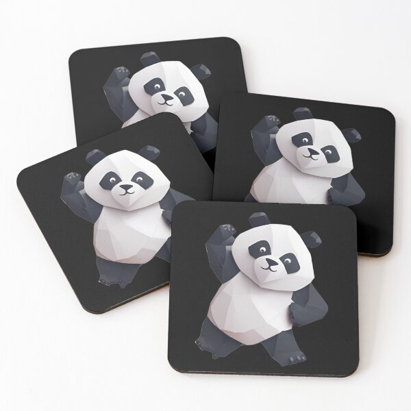Item preview, Cute Geometric Panda Art designed and sold by pUNKnown.