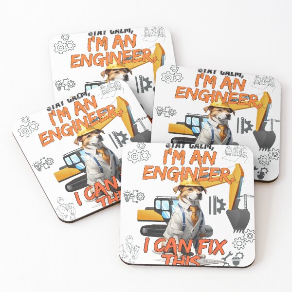 Item preview, The amazing engineer dog  designed and sold by Omarupattern51.