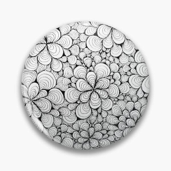 Item preview,  ink shell blossom pattern designed and sold by StelaDisigns.