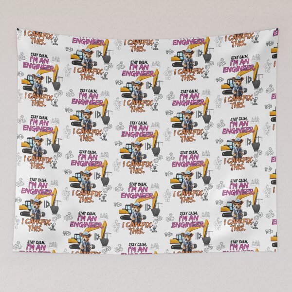 Item preview, The little engineer dog  designed and sold by Omarupattern51.