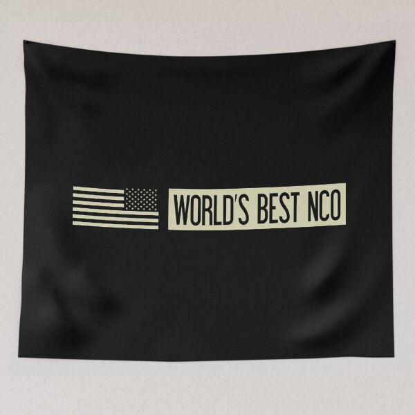 Item preview, World's Best NCO (Black Flag) designed and sold by Jared Davies.