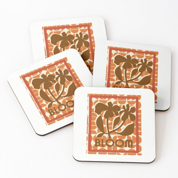 Item preview, Retro Geometric Pattern Groovy y2k 80s Trendy Flower T-shirt Sticker designed and sold by ThinkNature!.