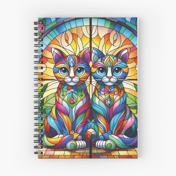 Item preview, Gato colorido Vitral janela designed and sold by GirlaineSQ.