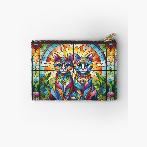 Item preview, Gato colorido Vitral janela designed and sold by GirlaineSQ.