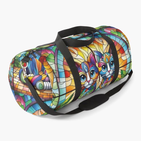 Item preview, Gato colorido Vitral janela designed and sold by GirlaineSQ.