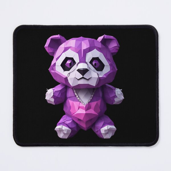 Item preview, Purple Geometric Panda With Bling designed and sold by pUNKnown.