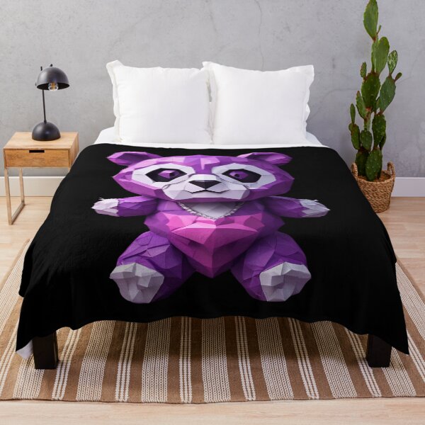 Item preview, Purple Geometric Panda With Bling designed and sold by pUNKnown.