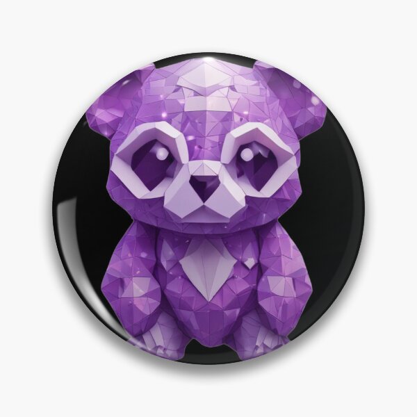 Item preview, Cute Purple Geometric Panda designed and sold by pUNKnown.