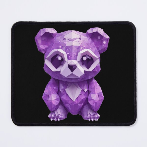 Item preview, Cute Purple Geometric Panda designed and sold by pUNKnown.