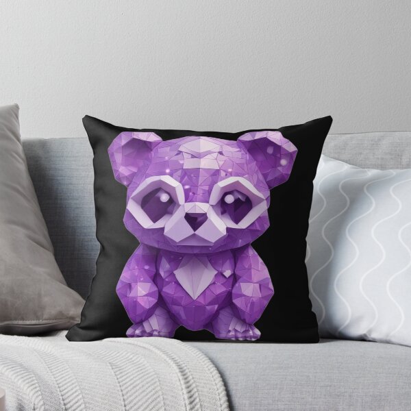 Item preview, Cute Purple Geometric Panda designed and sold by pUNKnown.