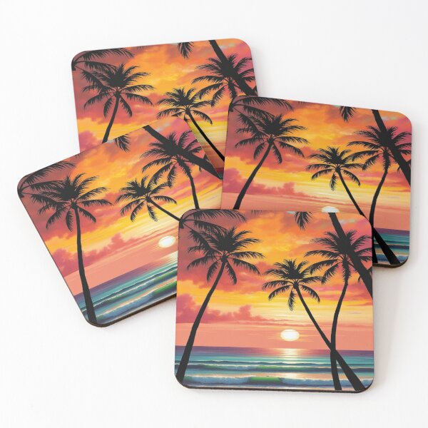 Item preview, Tropical Sunset Paradise designed and sold by Past-Midnight.