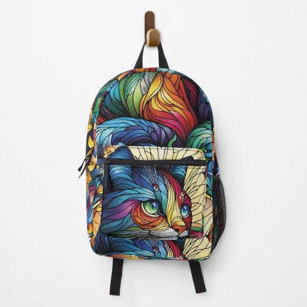 Item preview, Gato colorido Vitral janela solitário designed and sold by GirlaineSQ.