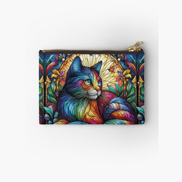 Item preview, Gato colorido Vitral janela solitário designed and sold by GirlaineSQ.