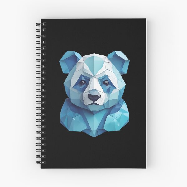 Item preview, Cute Blue Geometric Panda designed and sold by pUNKnown.