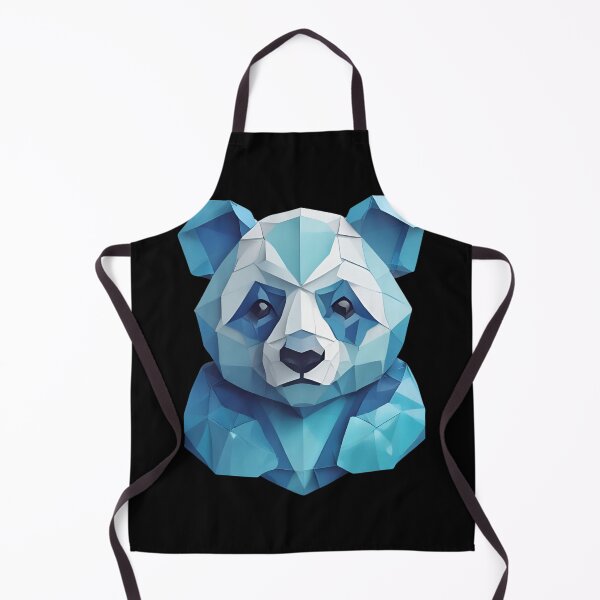 Item preview, Cute Blue Geometric Panda designed and sold by pUNKnown.