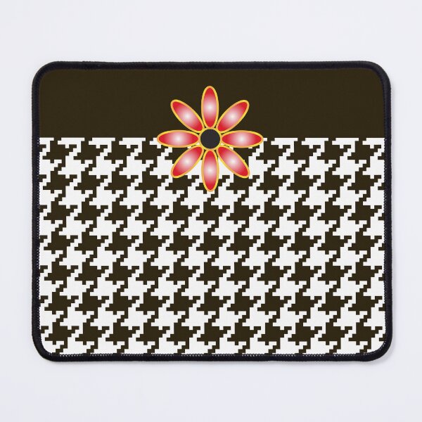 Item preview, Black Licorice Houndstooth designed and sold by srwdesign.
