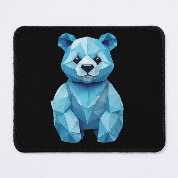 Item preview, Cute Blue Geometric Bear designed and sold by pUNKnown.