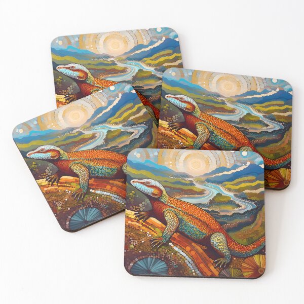 Item preview, Dreamtime Lizard designed and sold by rainsdesigns.