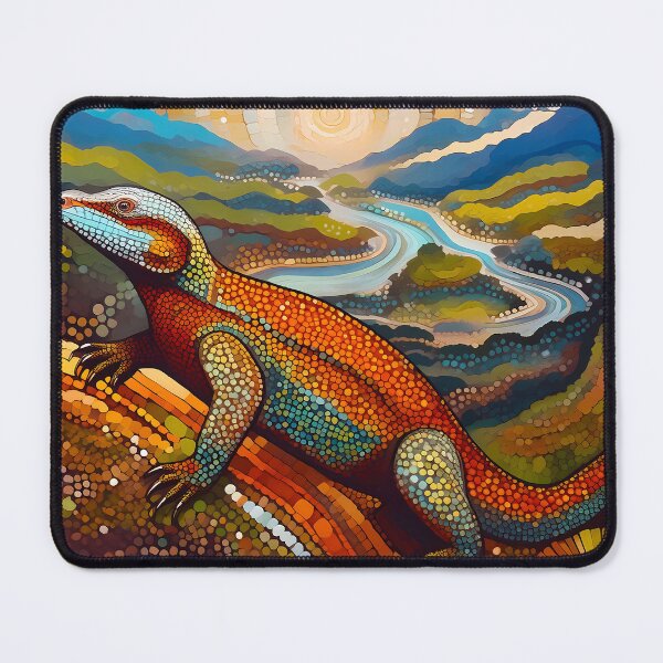 Item preview, Dreamtime Lizard designed and sold by rainsdesigns.