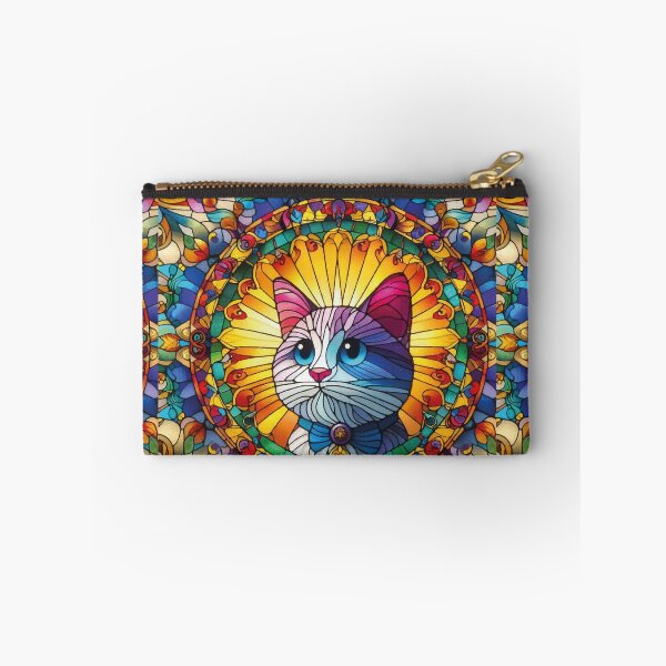 Item preview,  Gato colorido Vitral janela solitário unico designed and sold by GirlaineSQ.