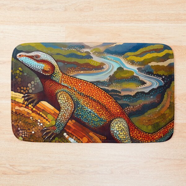 Item preview, Dreamtime Lizard designed and sold by rainsdesigns.