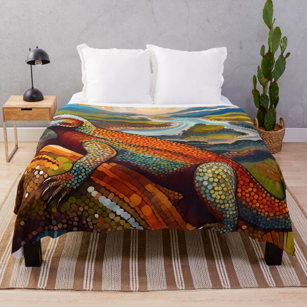 Item preview, Dreamtime Lizard designed and sold by rainsdesigns.