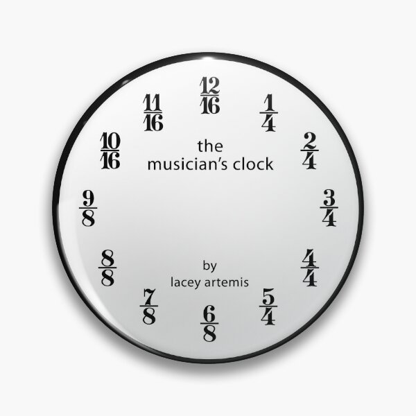 Item preview, The Musician's Clock (select items) designed and sold by Lacey Artemis Media.