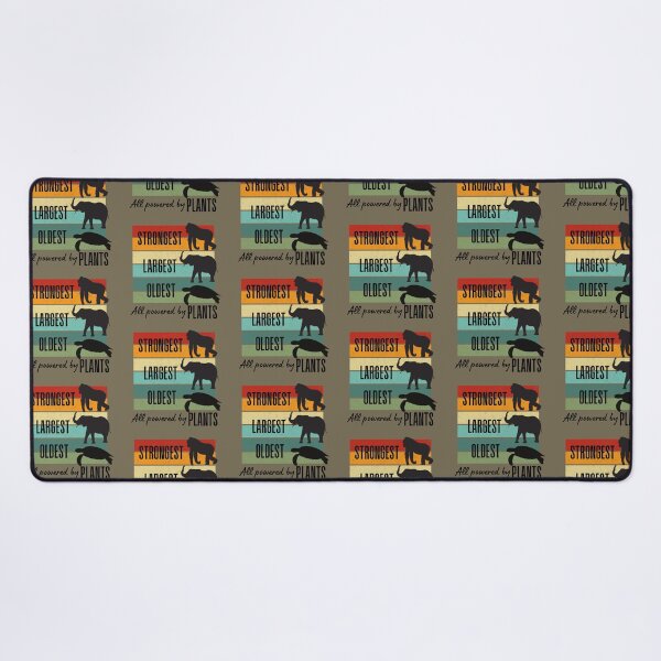 Item preview, Strongest Largest Oldest , Powered By Plants , Fun Vegan Vegetarian designed and sold by DevlynnDesigns.