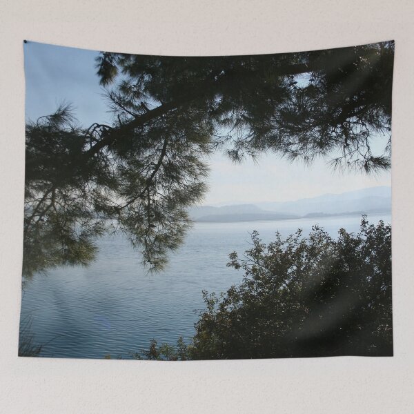 Item preview, Pine Trees Overhanging The Aegean Sea, Gokova, Turkiye designed and sold by taiche.